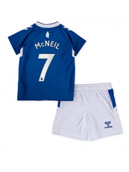 Everton Dwight McNeil #7 Heimtrikotsatz für Kinder 2022-23 Kurzarm (+ Kurze Hosen)